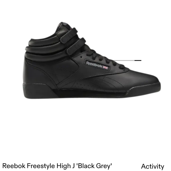 Reebok Other - Reebok Rare From 80s/90s Black Gray High-Top Sneakers Mens 6 Womens 7.5 NWT/BOX